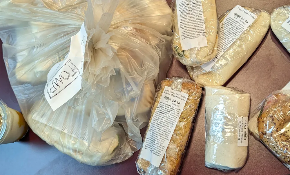 £80 worth of food for £4